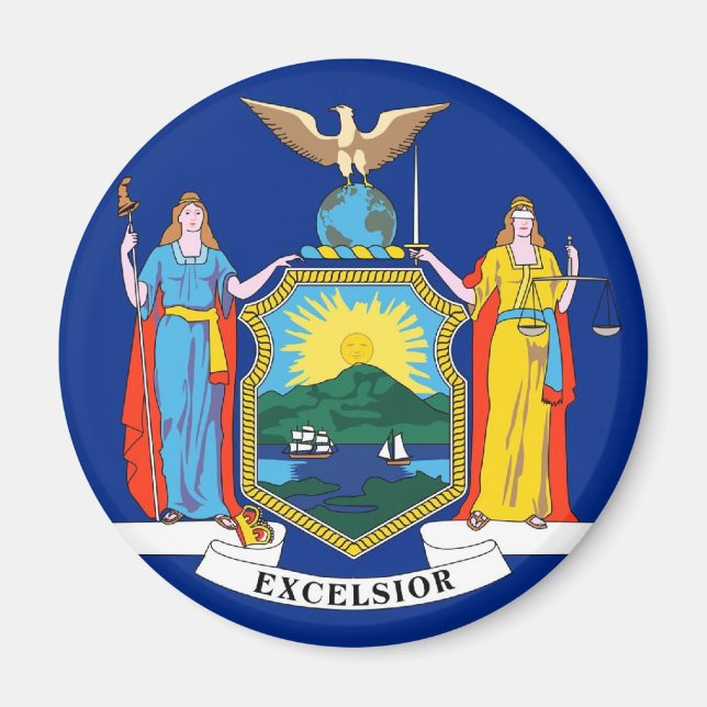 New York State Flag Magnet (Front)