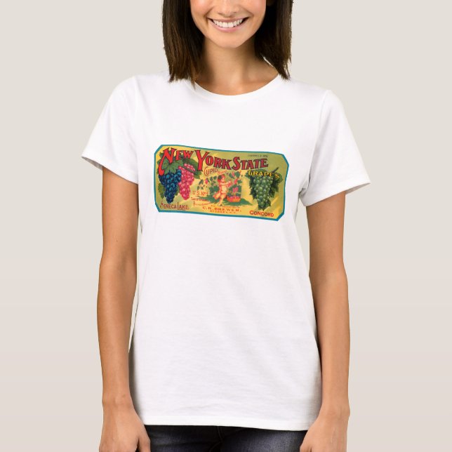 New York State Grapes T-Shirt (Front)