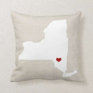 New York State Pillow Personalised