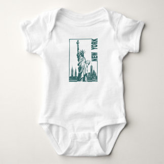 New York-Statue of Liberty Baby Bodysuit
