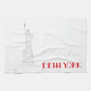 New-York, Statue-of-Liberty Cool Tea Towel
