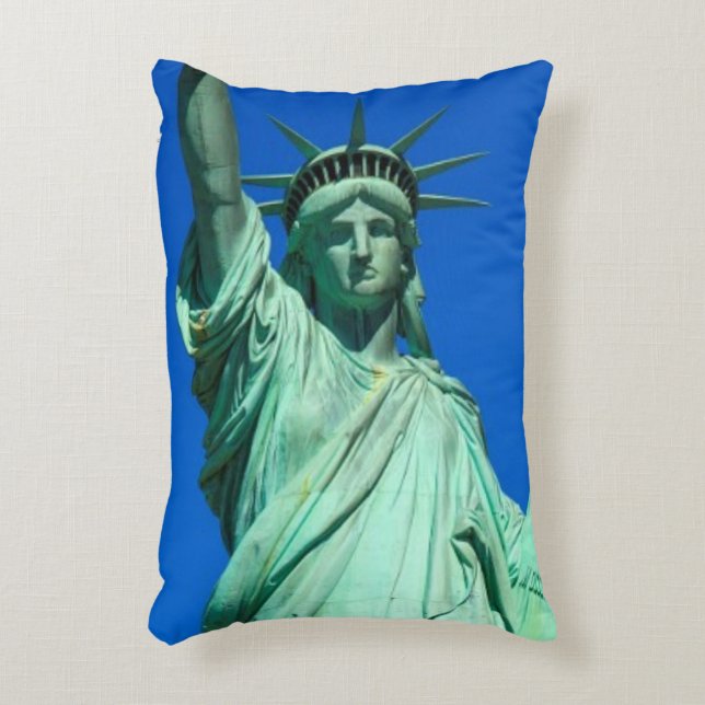 New-York, Statue of Liberty Decorative Cushion (Front(Vertical))