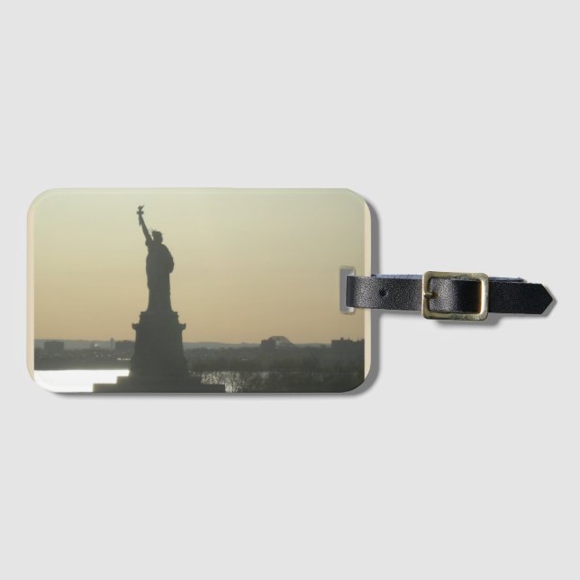 New York Statue of Liberty Luggage Tag (Front Horizontal)