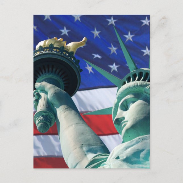 New York Statue Of Liberty Postcards (Front)