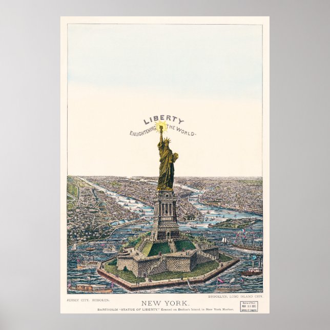 New York Statue of Liberty Poster (Front)