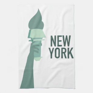 New York Statue of Liberty Tea Towel