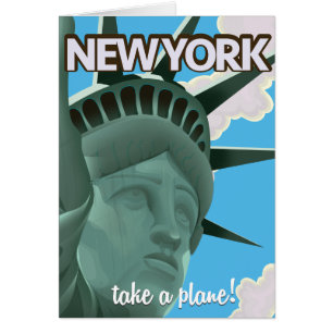 New York statue of Liberty Travel poster