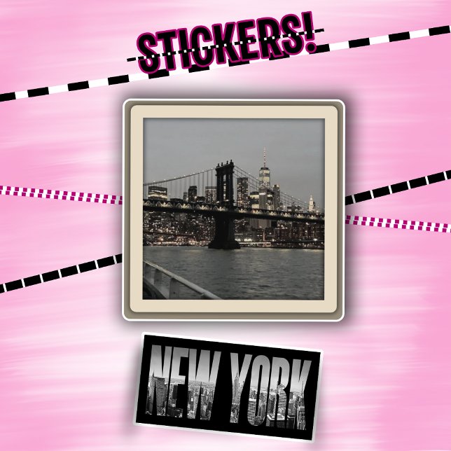 New York Sticker Pack Polaroid Skyline Vinyl decal (Creator Uploaded)