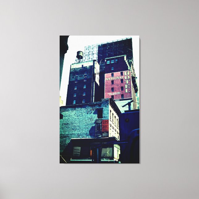 New York Street Scene Canvas Print (Front)