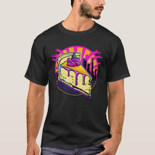 New York Style Cheesecake Synthwave 80s Retrowave T-Shirt