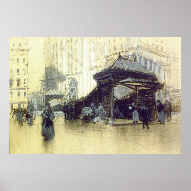 New York Subway Station 1912 Poster (Front)