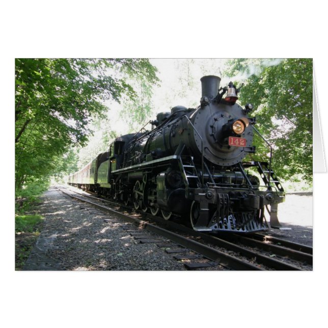 New York Susquehanna and Western Steam Locomotive (Front Horizontal)