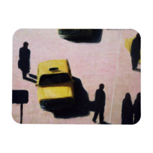 New York Taxis 1990 Magnet