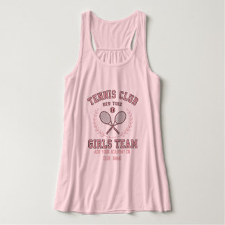 New York Tennis Club Girls Team Design Singlet