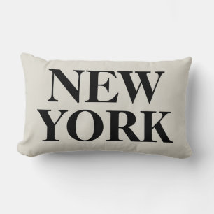 New York Text Throw Pillow