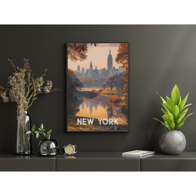 New York: The Big Apple - Nature and Skyline Poster (New York - Nature & Skyline)
