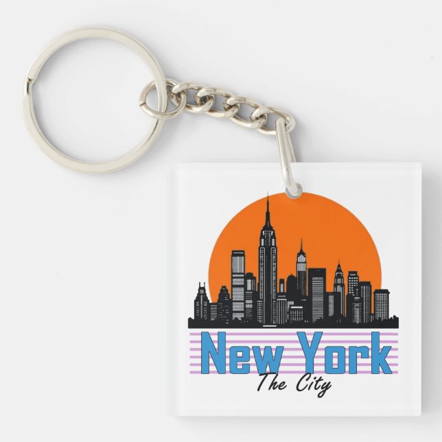 New York -The City Key Ring (Front)