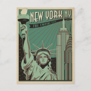 New York - The Empire City Postcard