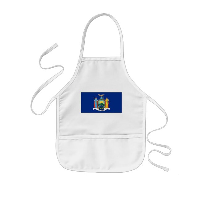 New York: The Empire State, Home Big Apple Flag Kids Apron (Front)
