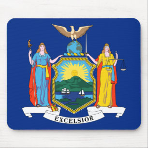 New York: The Empire State, Home Big Apple Flag Mouse Pad