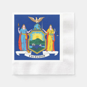 New York: The Empire State, Home Big Apple Flag Napkin