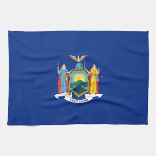 New York: The Empire State, Home Big Apple Flag Tea Towel