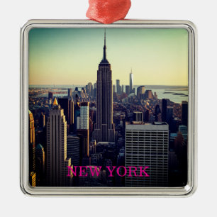 New York – The Empire State Icon Metal Tree Decoration