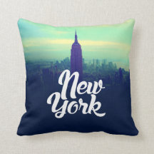 New York Throw Pillow
