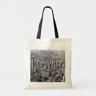 New York Tote Bag - Gray