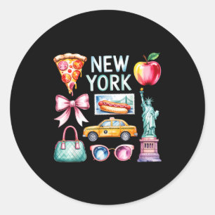New York Trip - Girls Trip Classic Round Sticker