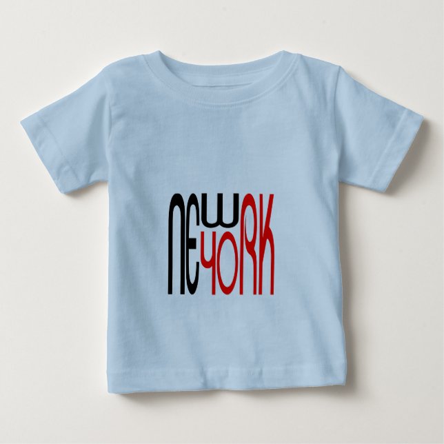 New York Typography Cool Tee (Front)