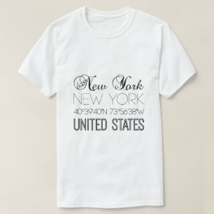 New York, United States elegant T-Shirt