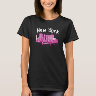 New York Usa America Travel New Yorker Empire Stat T-Shirt