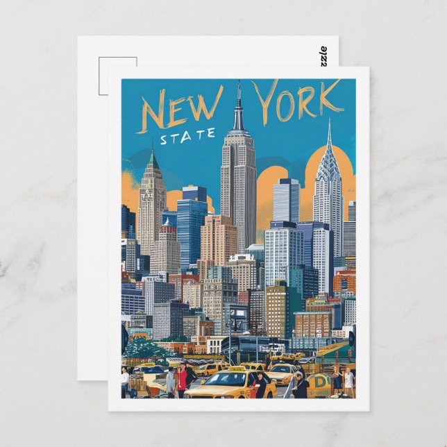 New York USA Famous Travel Place Postcard (Front/Back)