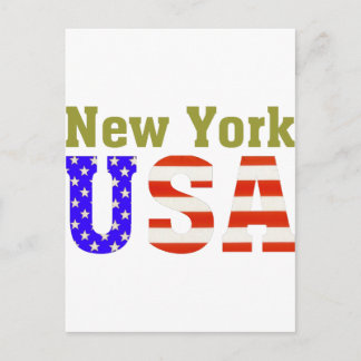 New York USA! Postcard