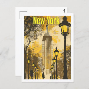 New York USA  Vintage Famous Travel Place  Postcard