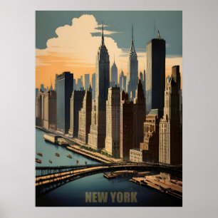 New York vintage poster