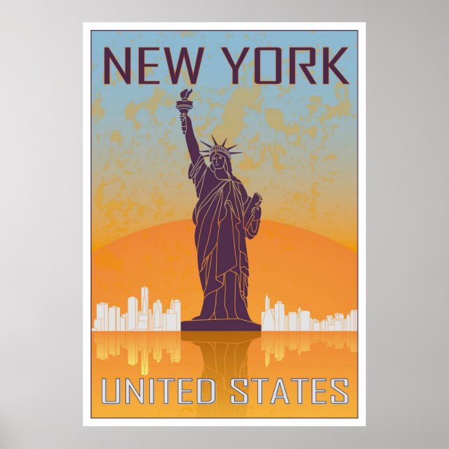 New York vintage poster (Front)