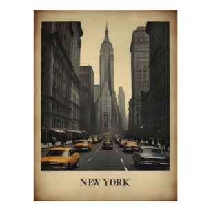 New York vintage poster