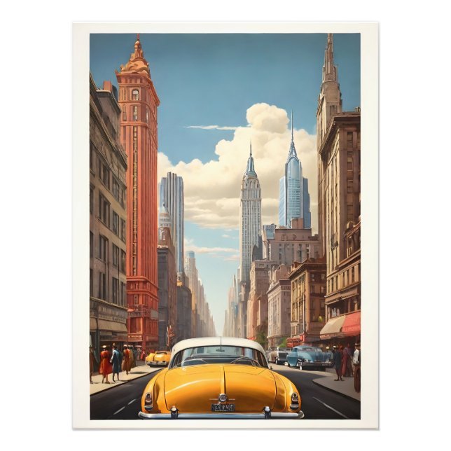 New York vintage poster (Front)