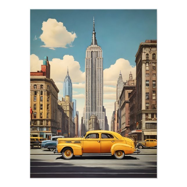 New York vintage poster (Front)