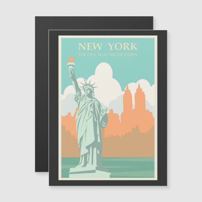 New York Vintage Tourism Ad (Front/Back)