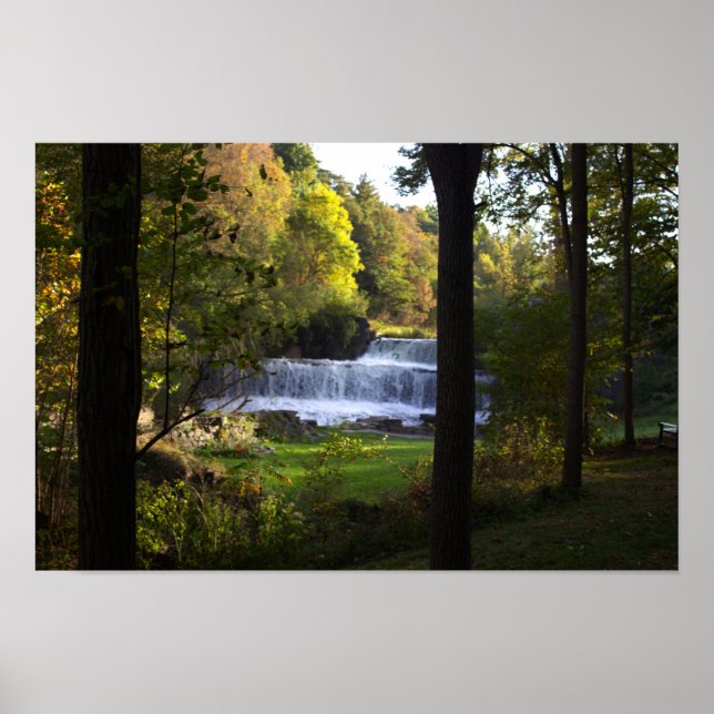 New York Waterfall Photo Poster (Front)