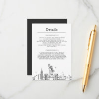 New York Wedding | Guest Details Information