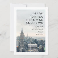 New York Wedding Save the Date