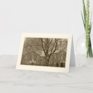 'New York Winter Scene' Holiday Card - Blank