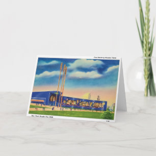 New York Worlds Fair 1939 Greeting card