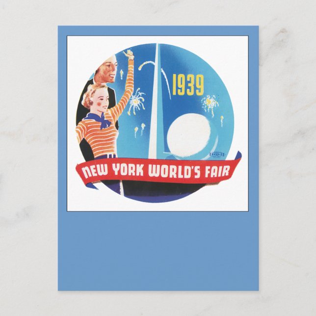 New York World's Fair 1939 Postcard (Front)