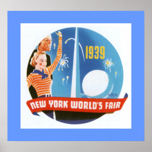 New York Worlds Fair (canvas) Poster