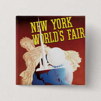 New York World's Fair (Globe) 15 Cm Square Badge